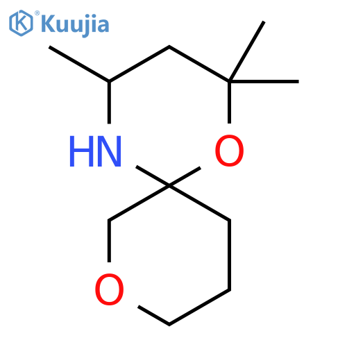 2,2,4-trimethyl-1,8-dioxa-5-azaspiro5.5undecane structure