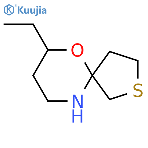 7-ethyl-6-oxa-2-thia-10-azaspiro4.5decane structure