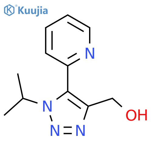 1-(propan-2-yl)-5-(pyridin-2-yl)-1H-1,2,3-triazol-4-ylmethanol structure