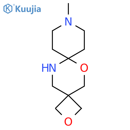 10-methyl-2,6-dioxa-10,13-diazadispiro3.2.5^{7}.2^{4}tetradecane structure