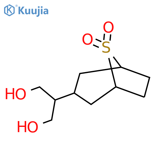 3-(1,3-dihydroxypropan-2-yl)-8lambda6-thiabicyclo3.2.1octane-8,8-dione structure