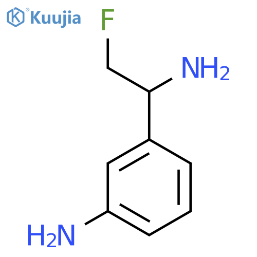 3-(1-amino-2-fluoroethyl)aniline structure