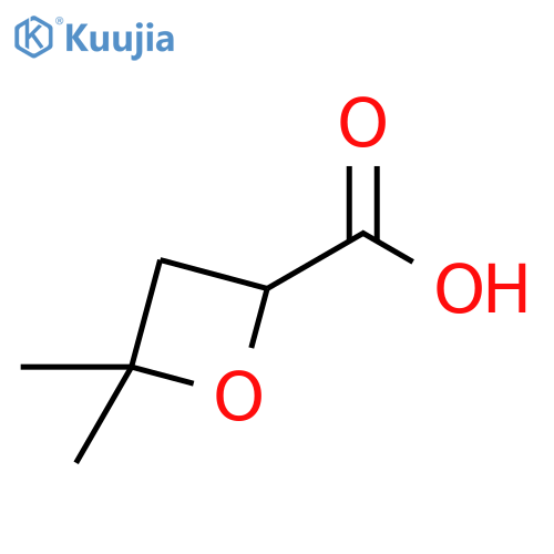 4,4-dimethyloxetane-2-carboxylic acid structure