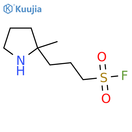 3-(2-methylpyrrolidin-2-yl)propane-1-sulfonyl fluoride structure