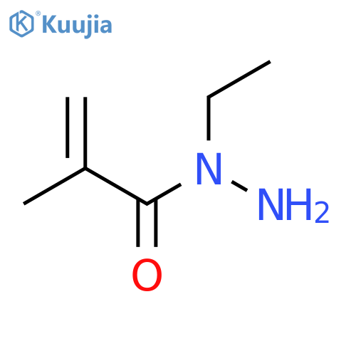N-ethyl-2-methylprop-2-enehydrazide structure