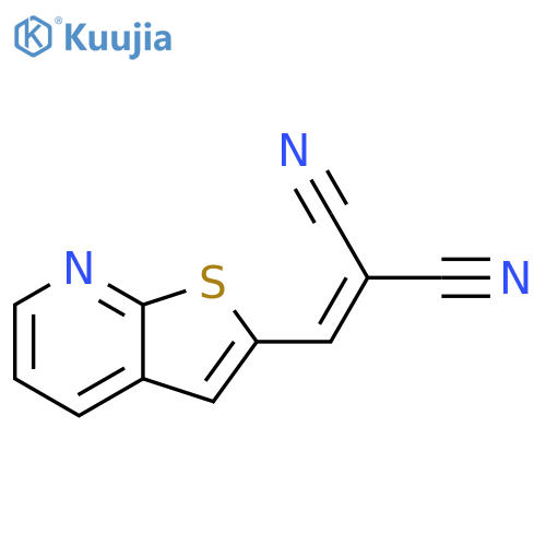 (Thieno[2,3-b]pyridin-2-ylmethylene)malononitrile structure