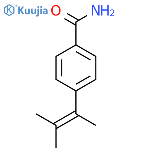 4-(3-methylbut-2-en-2-yl)benzamide structure
