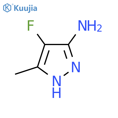 4-fluoro-3-methyl-1H-pyrazol-5-amine structure
