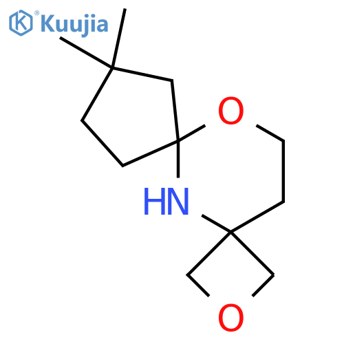 8,8-dimethyl-2,11-dioxa-5-azadispiro3.1.4^{6}.3^{4}tridecane structure