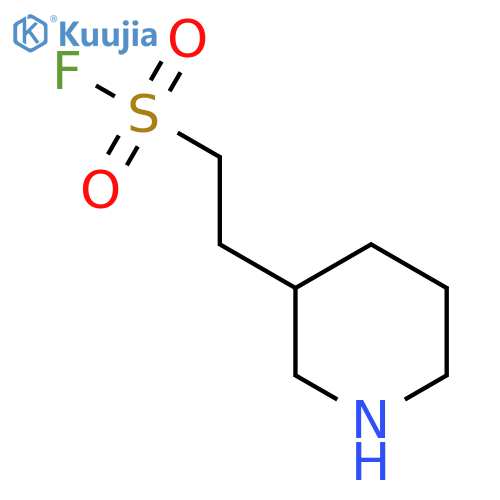 2-(piperidin-3-yl)ethane-1-sulfonyl fluoride structure