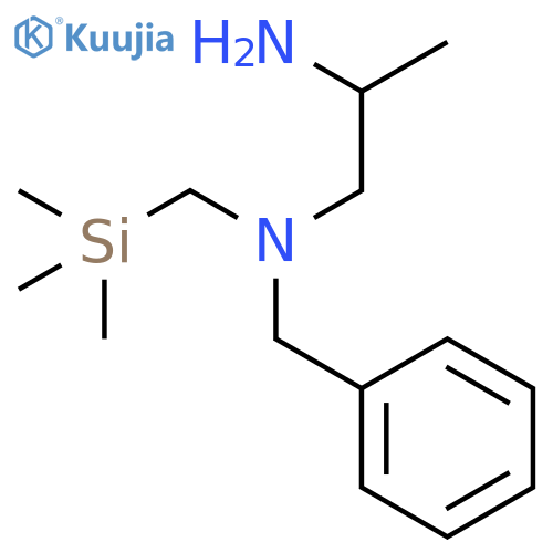 1,2-Propanediamine, N1-(phenylmethyl)-N1-[(trimethylsilyl)methyl]- structure