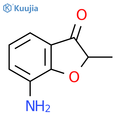 7-amino-2-methyl-2,3-dihydro-1-benzofuran-3-one structure