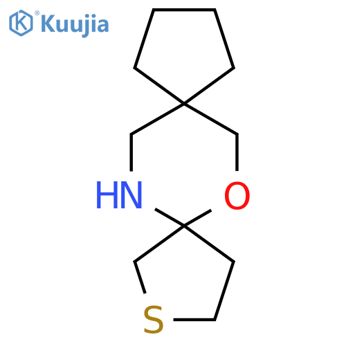 6-oxa-2-thia-14-azadispiro4.2.4^{8}.2^{5}tetradecane structure