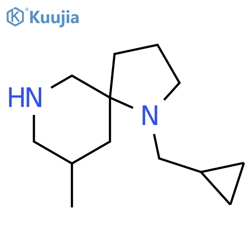 1-(cyclopropylmethyl)-9-methyl-1,7-diazaspiro4.5decane structure