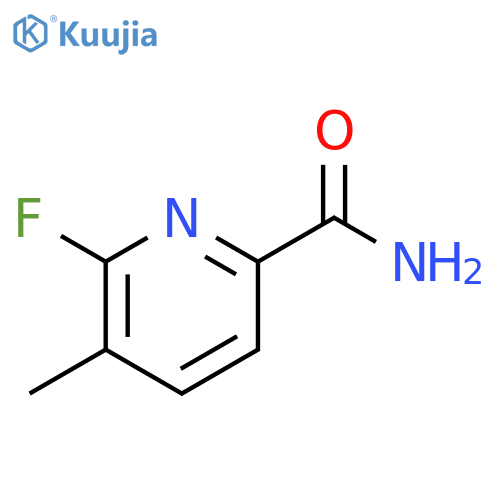6-fluoro-5-methylpyridine-2-carboxamide structure