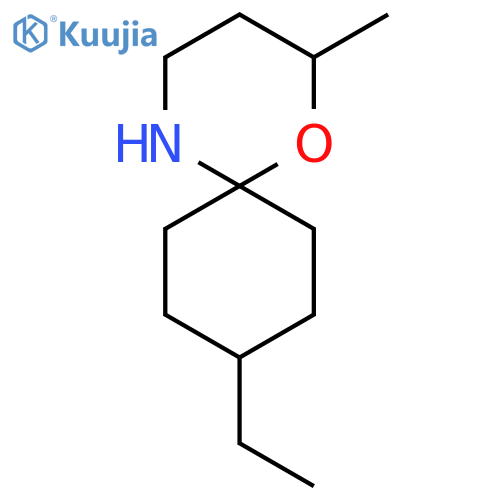 9-ethyl-2-methyl-1-oxa-5-azaspiro5.5undecane structure
