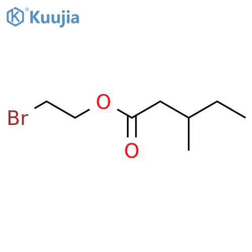 2-bromoethyl 3-methylpentanoate structure