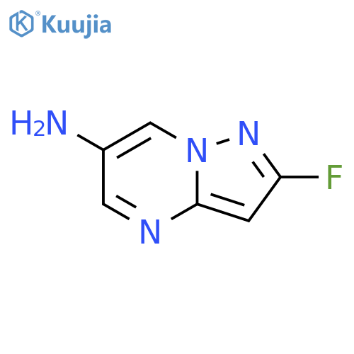 2-fluoropyrazolo[1,5-a]pyrimidin-6-amine structure