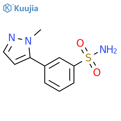 3-(2-Methyl-2H-pyrazol-3-yl)-benzenesulfonamide structure