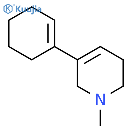 5-(cyclohex-1-en-1-yl)-1-methyl-1,2,3,6-tetrahydropyridine structure