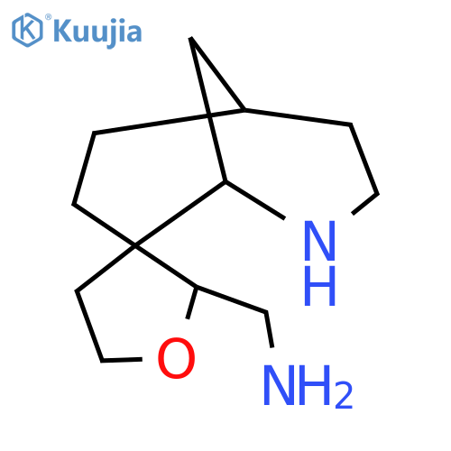 {8-azaspirobicyclo3.3.1nonane-2,3'-oxolane-2'-yl}methanamine structure