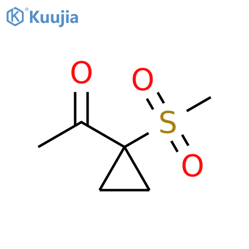 1-(1-methanesulfonylcyclopropyl)ethan-1-one structure
