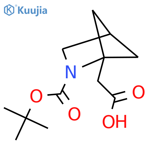 2-{2-(tert-butoxy)carbonyl-2-azabicyclo2.1.1hexan-1-yl}acetic acid structure