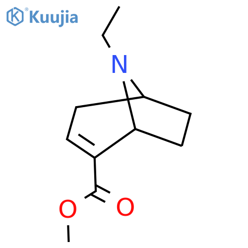 methyl 8-ethyl-8-azabicyclo3.2.1oct-2-ene-2-carboxylate structure