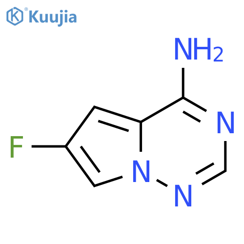 6-fluoropyrrolo[2,1-f][1,2,4]triazin-4-amine structure