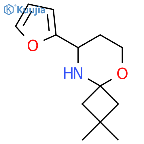8-(furan-2-yl)-2,2-dimethyl-5-oxa-9-azaspiro3.5nonane structure