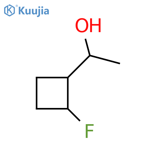 1-(2-Fluorocyclobutyl)ethan-1-ol structure