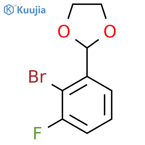 2-(2-Brom-3-fluorophenyl)-1,3-dioxolane structure