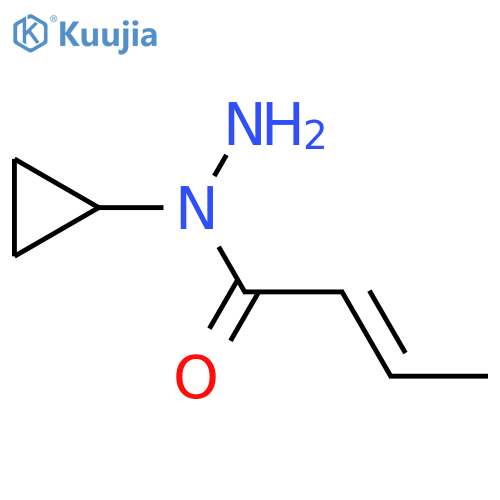 N-cyclopropylbut-2-enehydrazide structure