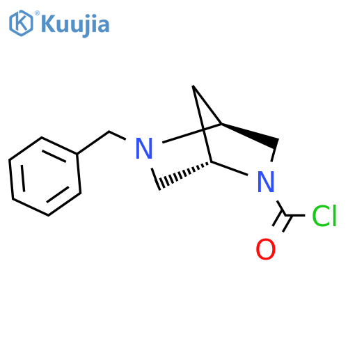 (1S,4S)-5-benzyl-2,5-diazabicyclo2.2.1heptane-2-carbonyl chloride structure