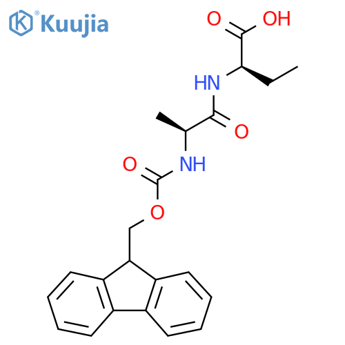 (2R)-2-(2S)-2-({(9H-fluoren-9-yl)methoxycarbonyl}amino)propanamidobutanoic acid structure