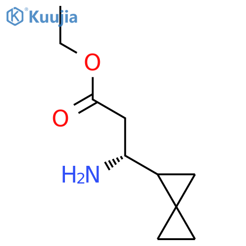 ethyl (3R)-3-amino-3-{spiro2.2pentan-1-yl}propanoate structure