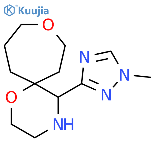 5-(1-methyl-1H-1,2,4-triazol-3-yl)-1,9-dioxa-4-azaspiro5.6dodecane structure