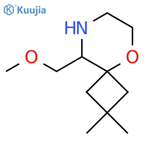 9-(methoxymethyl)-2,2-dimethyl-5-oxa-8-azaspiro3.5nonane structure