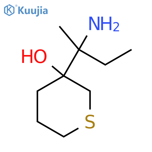 3-(2-aminobutan-2-yl)thian-3-ol structure