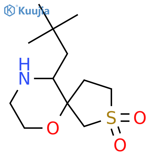 10-(2,2-Dimethylpropyl)-6-oxa-2lambda6-thia-9-azaspiro[4.5]decane-2,2-dione structure