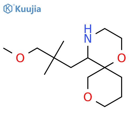 5-(3-methoxy-2,2-dimethylpropyl)-1,8-dioxa-4-azaspiro5.5undecane structure