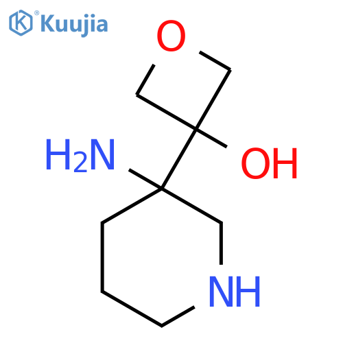 3-(3-Aminopiperidin-3-yl)oxetan-3-ol structure