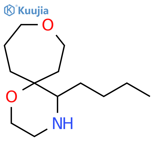 5-butyl-1,9-dioxa-4-azaspiro5.6dodecane structure