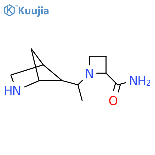 1-(1-{2-azabicyclo2.1.1hexan-5-yl}ethyl)azetidine-2-carboxamide structure