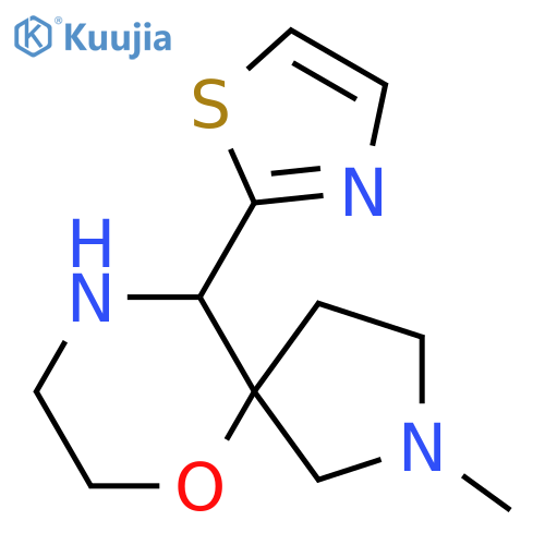 2-methyl-10-(1,3-thiazol-2-yl)-6-oxa-2,9-diazaspiro4.5decane structure