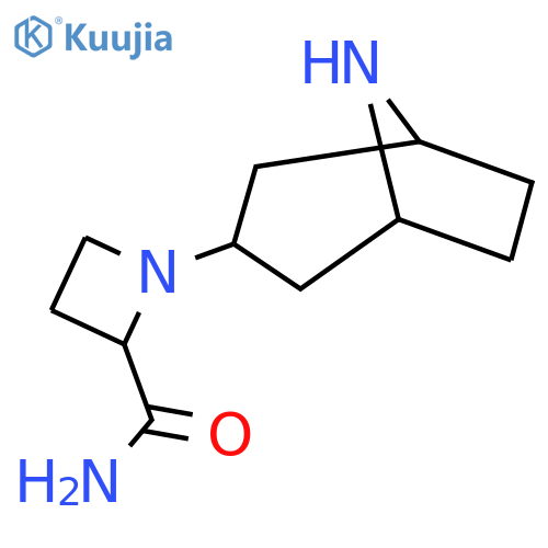 1-{8-azabicyclo3.2.1octan-3-yl}azetidine-2-carboxamide structure