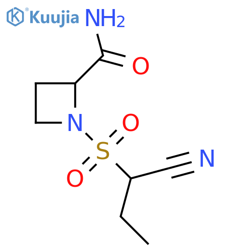 1-(1-cyanopropanesulfonyl)azetidine-2-carboxamide structure