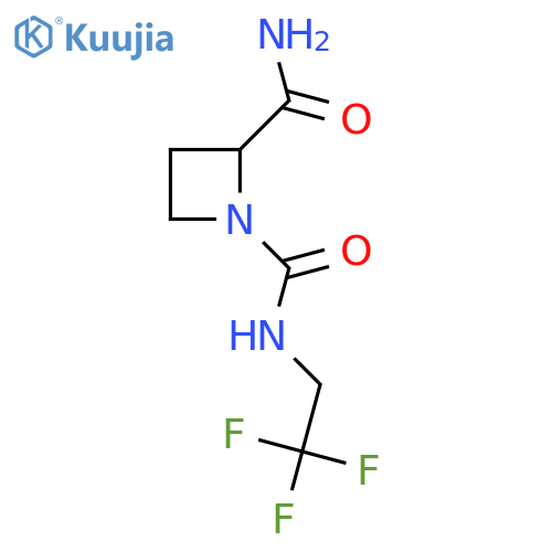 N1-(2,2,2-trifluoroethyl)azetidine-1,2-dicarboxamide structure