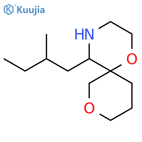 5-(2-methylbutyl)-1,8-dioxa-4-azaspiro5.5undecane structure