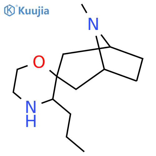 8-methyl-3'-propyl-8-azaspirobicyclo3.2.1octane-3,2'-morpholine structure